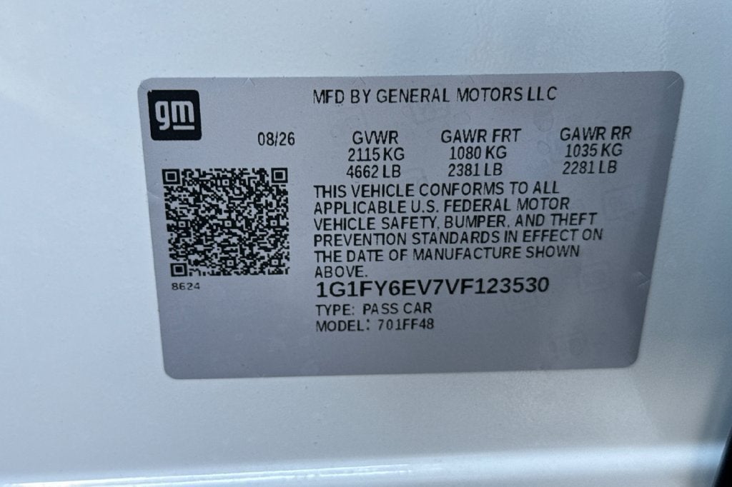 2027 Chevrolet Bolt LT
