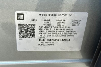 2027 Chevrolet Bolt LT