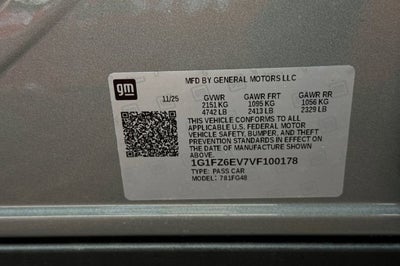 2027 Chevrolet Bolt RS