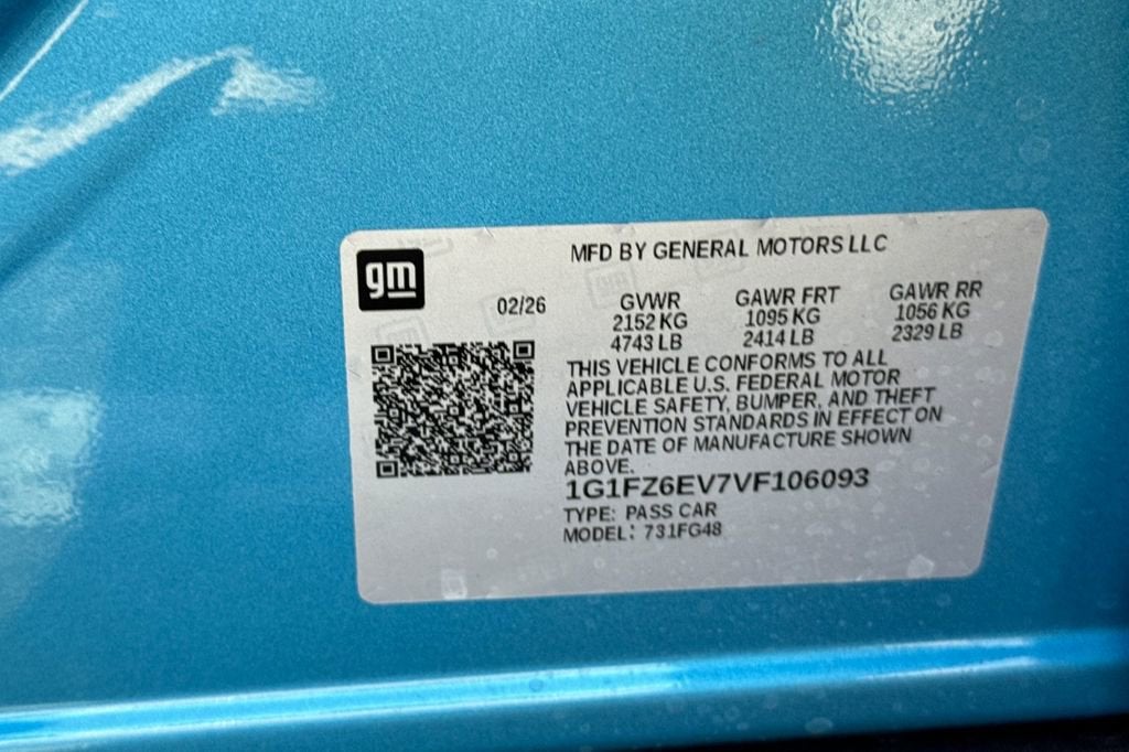 2027 Chevrolet Bolt RS