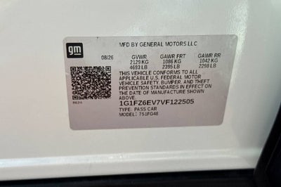 2027 Chevrolet Bolt RS