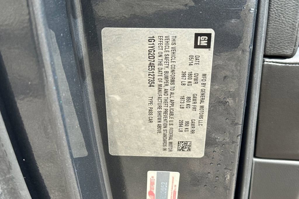 2014 Chevrolet Corvette Stingray Z51 1LT