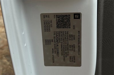 2020 Chevrolet Express Passenger 3500 1LS