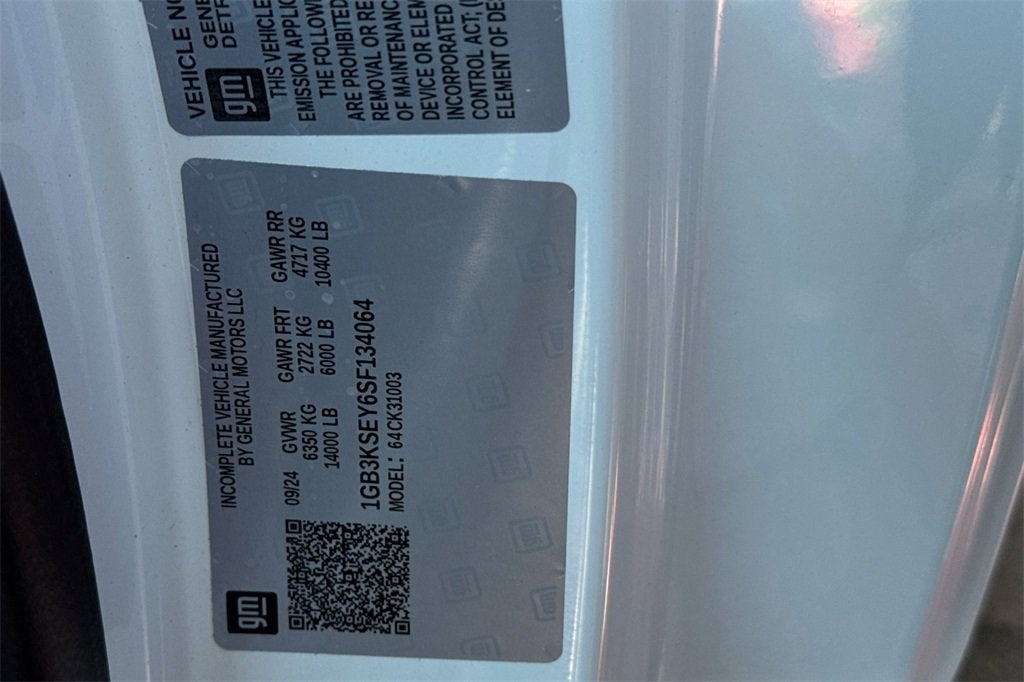 2025 Chevrolet Silverado 3500 HD Chassis Cab Work Truck