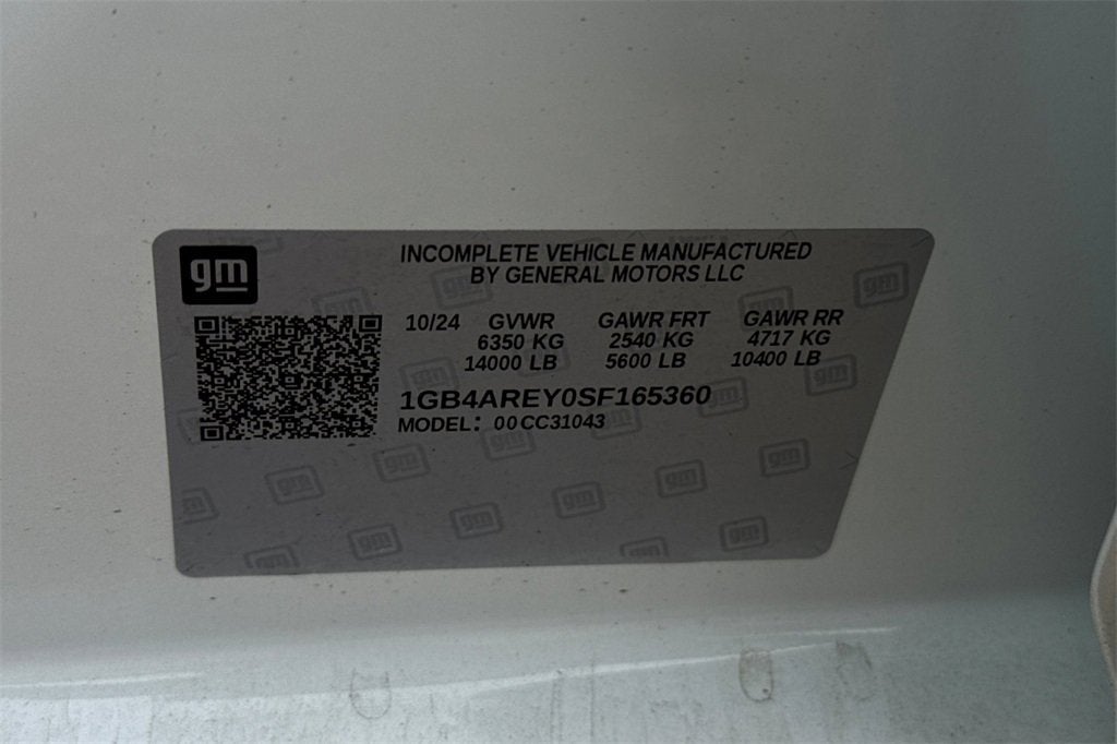 2025 Chevrolet Silverado 3500 HD Chassis Cab Work Truck