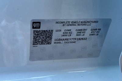 2026 Chevrolet Silverado 3500 HD Chassis Cab Work Truck