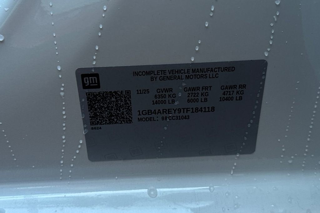 2026 Chevrolet Silverado 3500 HD Chassis Cab Work Truck