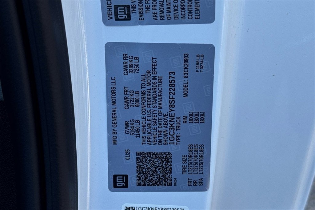 2025 Chevrolet Silverado 2500 HD LT