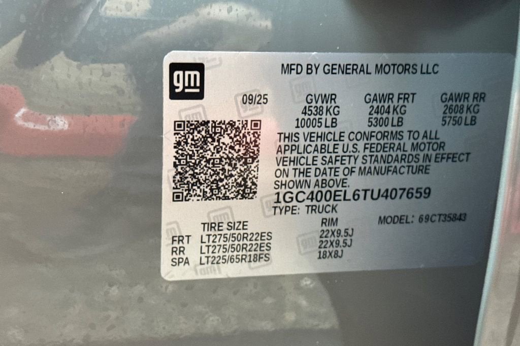 2026 Chevrolet Silverado EV LT - Max Range