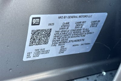 2026 Chevrolet Silverado EV Trail Boss - Max Range