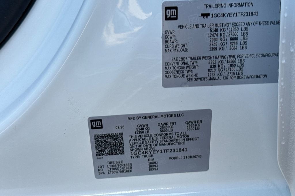 2026 Chevrolet Silverado 2500 HD ZR2