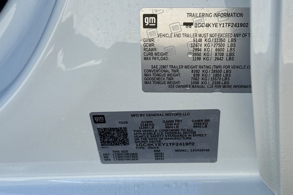 2026 Chevrolet Silverado 2500 HD ZR2