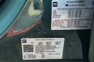 2026 Chevrolet Silverado 2500 HD ZR2