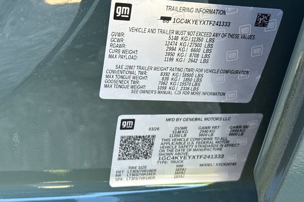 2026 Chevrolet Silverado 2500 HD ZR2