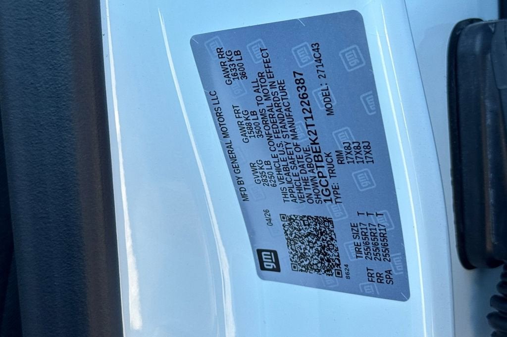 2026 Chevrolet Colorado WT