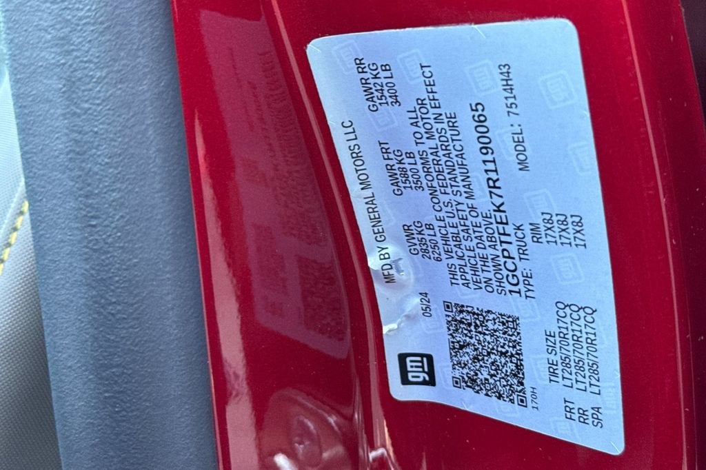 2024 Chevrolet Colorado ZR2