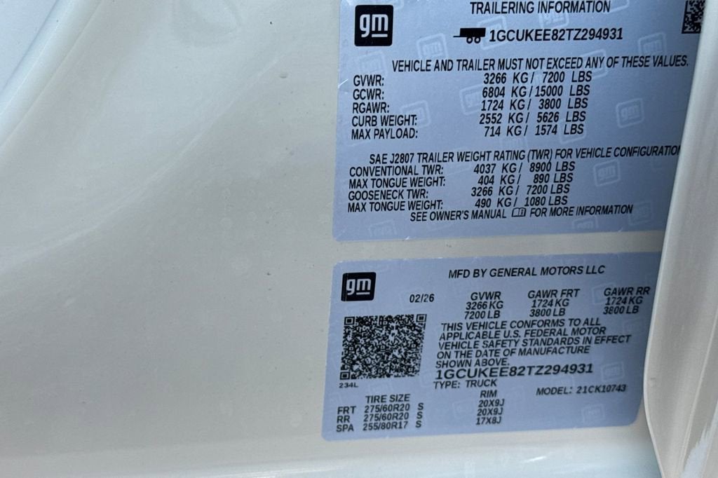 2026 Chevrolet Silverado 1500 RST