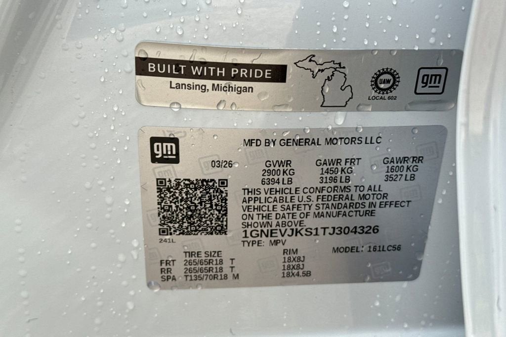 2026 Chevrolet Traverse Z71