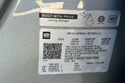 2026 Chevrolet Traverse Z71