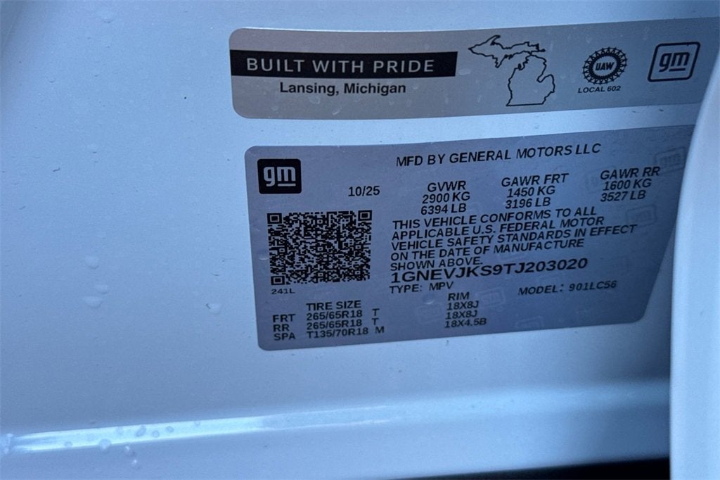 2026 Chevrolet Traverse Z71