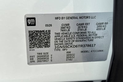 2026 Chevrolet Suburban LT