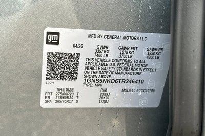 2026 Chevrolet Tahoe LT