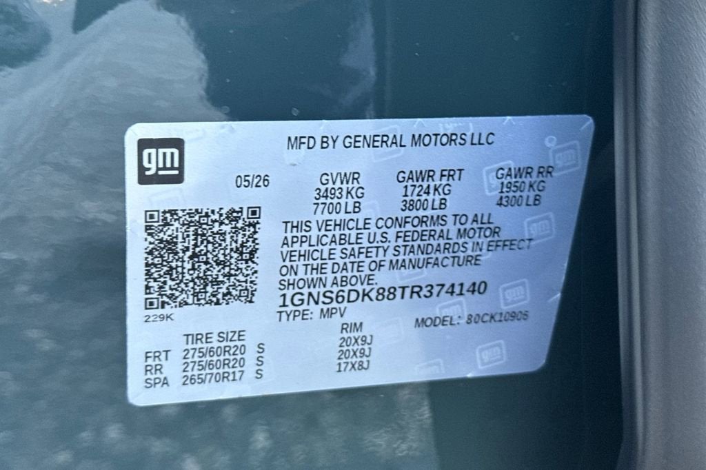 2026 Chevrolet Suburban Z71