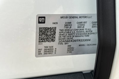 2026 Chevrolet Suburban RST