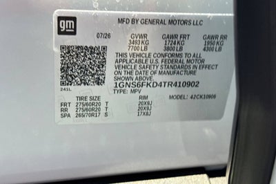 2026 Chevrolet Suburban Premier