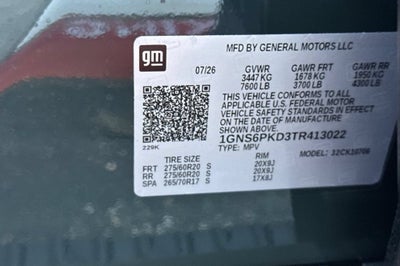 2026 Chevrolet Tahoe Z71
