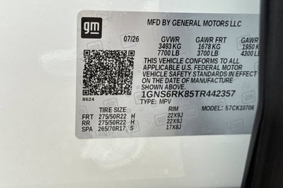 2026 Chevrolet Tahoe RST