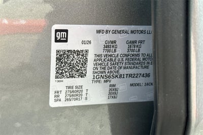 2026 Chevrolet Tahoe Premier