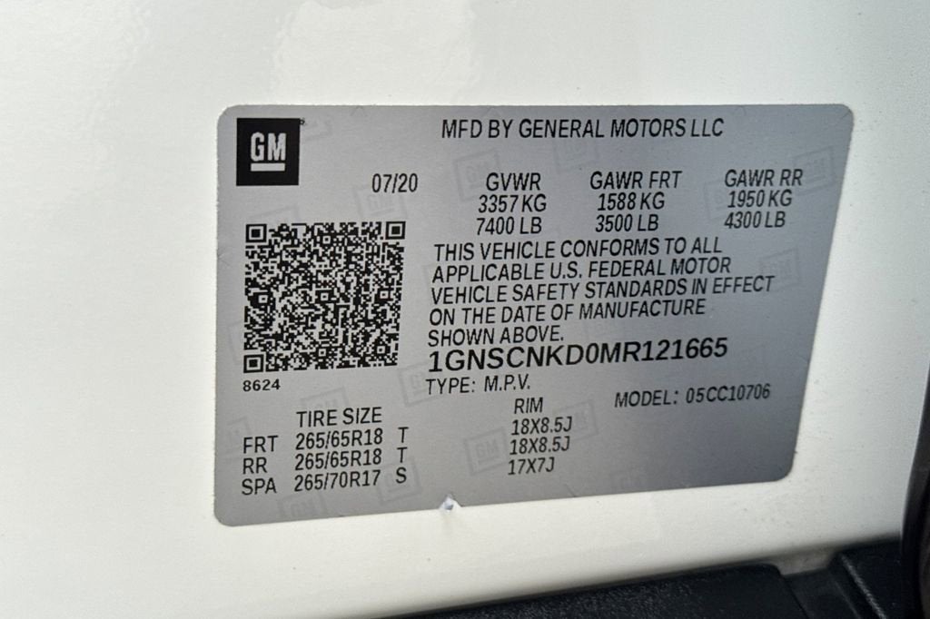 2021 Chevrolet Tahoe LT