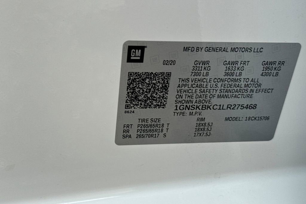 2020 Chevrolet Tahoe LT