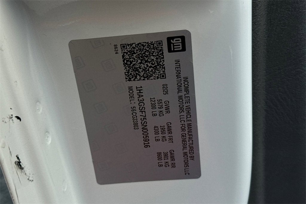 2025 Chevrolet Express Cutaway 3500 1WT