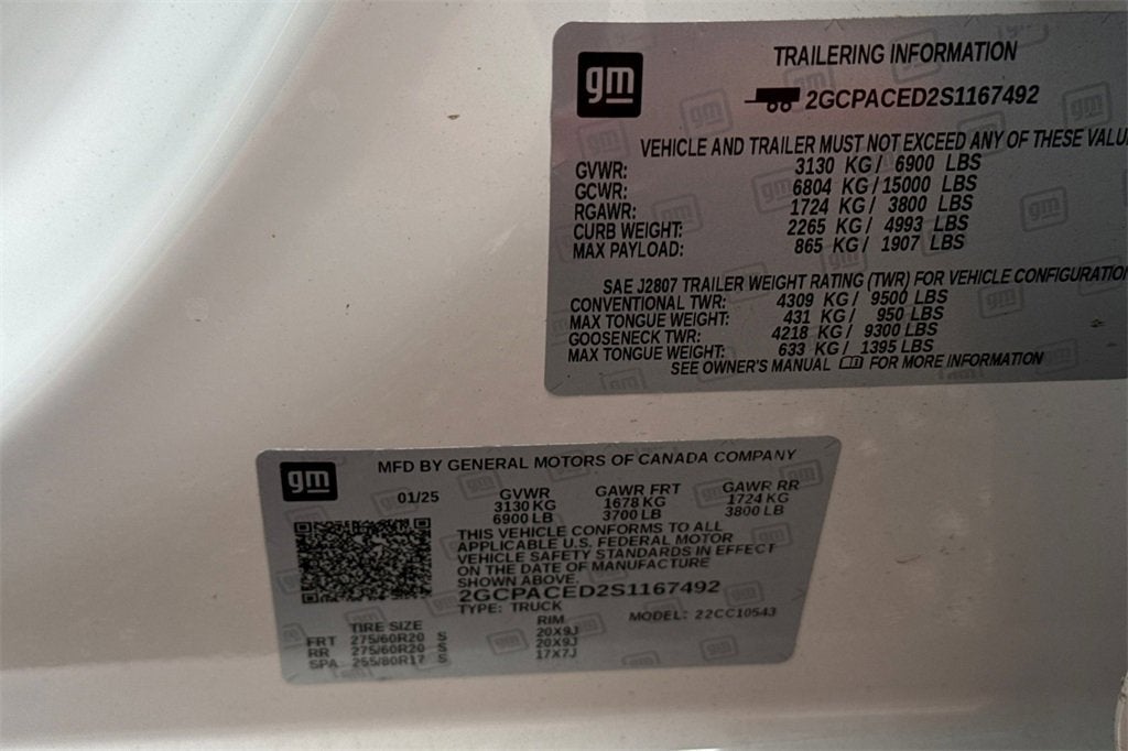 2025 Chevrolet Silverado 1500 LT