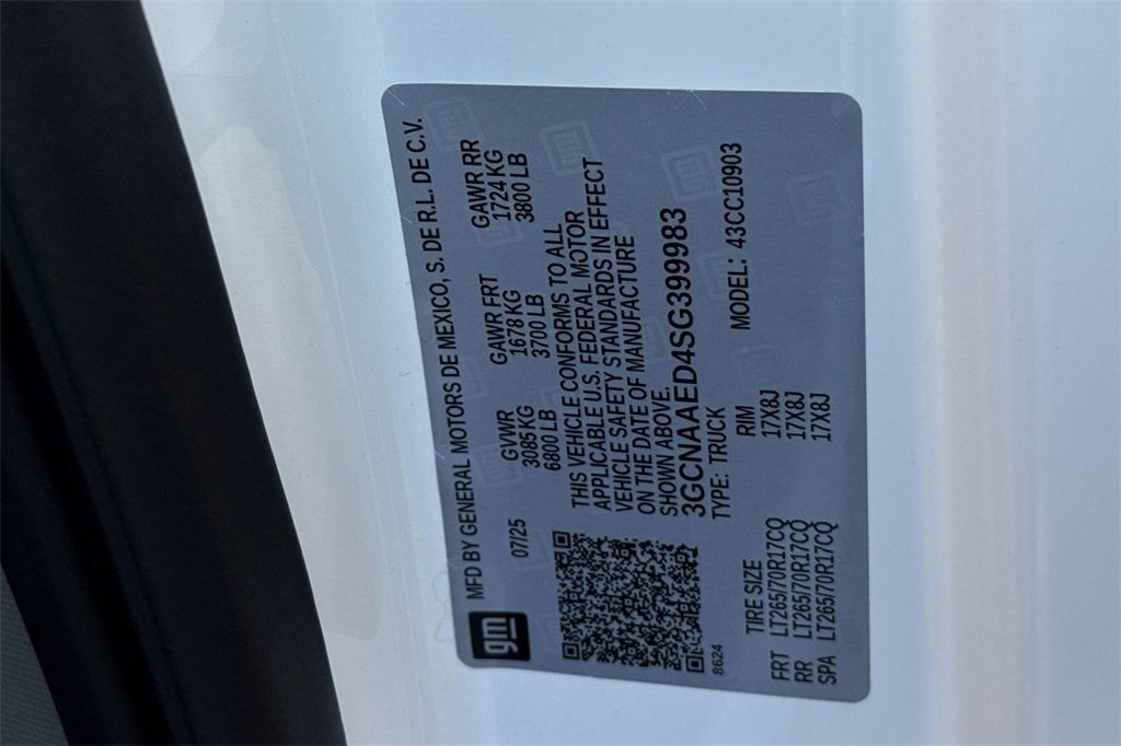 2025 Chevrolet Silverado 1500 WT