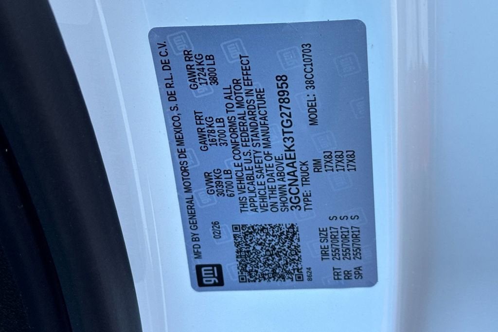 2026 Chevrolet Silverado 1500 WT