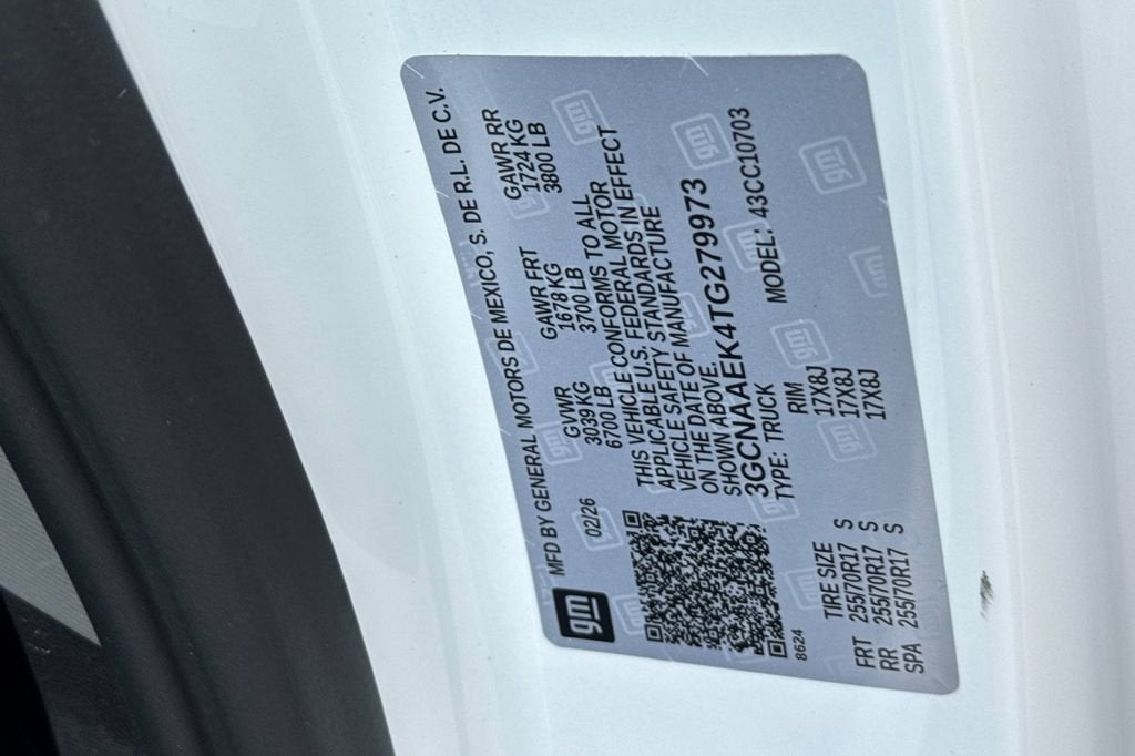 2026 Chevrolet Silverado 1500 WT