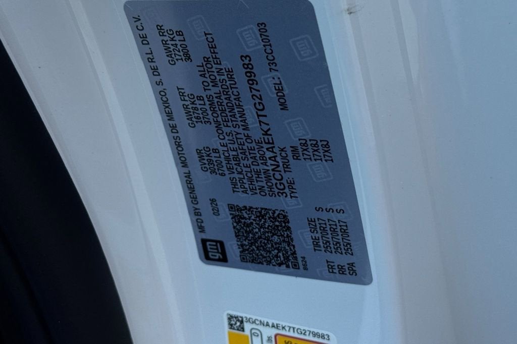 2026 Chevrolet Silverado 1500 WT