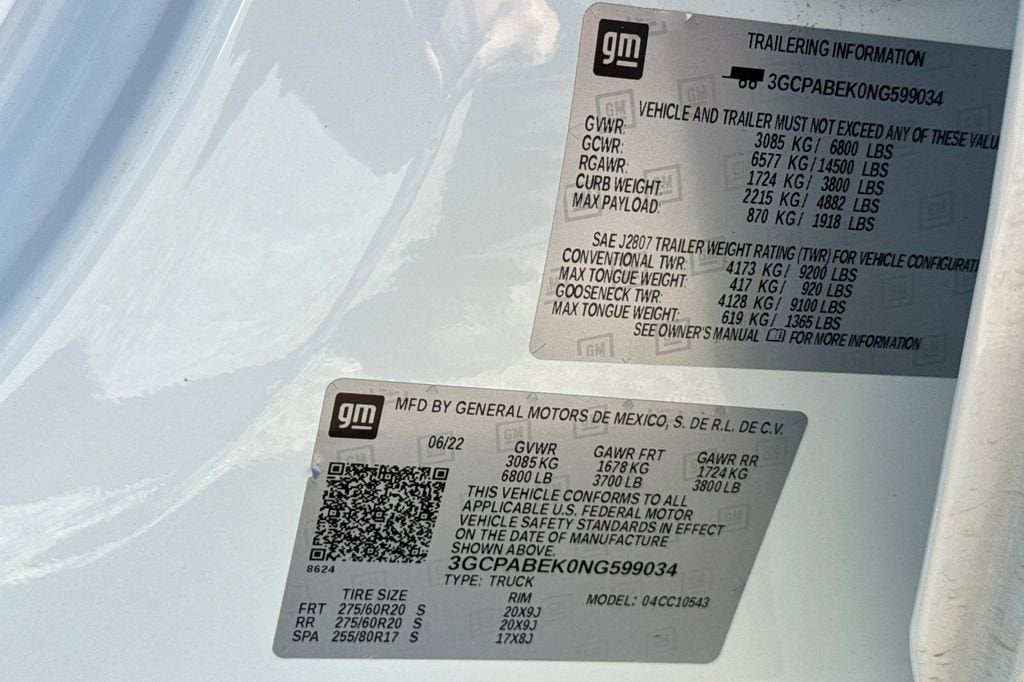 2022 Chevrolet Silverado 1500 Custom