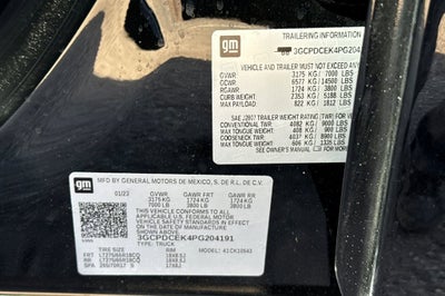 2023 Chevrolet Silverado 1500 Custom Trail Boss