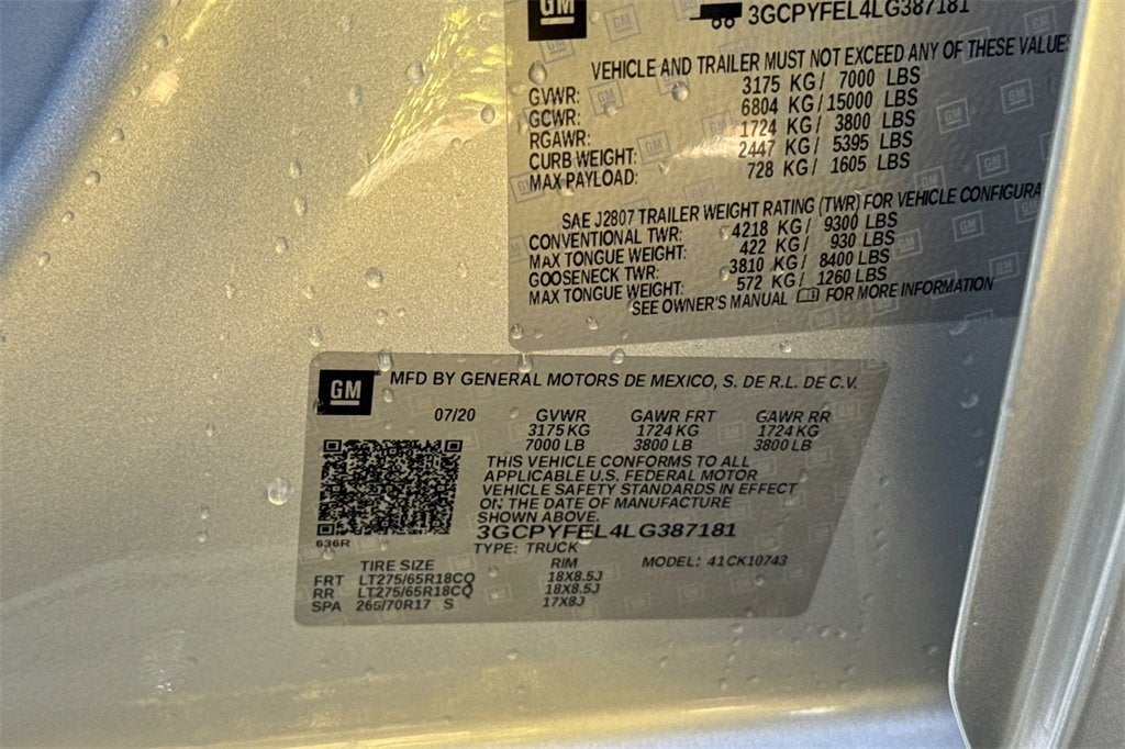 2020 Chevrolet Silverado 1500 LT Trail Boss