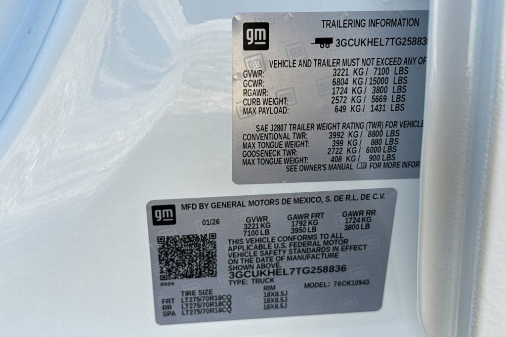 2026 Chevrolet Silverado 1500 ZR2