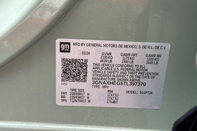 2026 Chevrolet Equinox LT