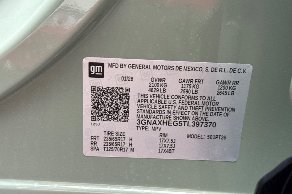 2026 Chevrolet Equinox LT