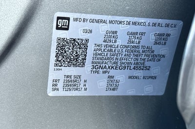 2026 Chevrolet Equinox ACTIV
