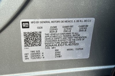 2026 Chevrolet Equinox RS