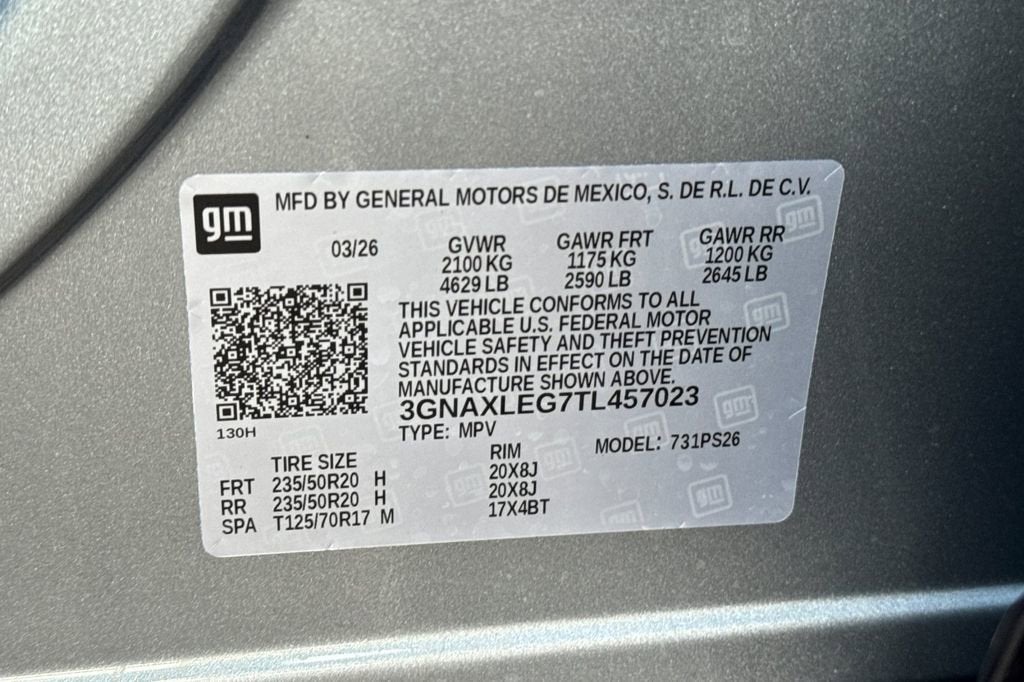 2026 Chevrolet Equinox RS