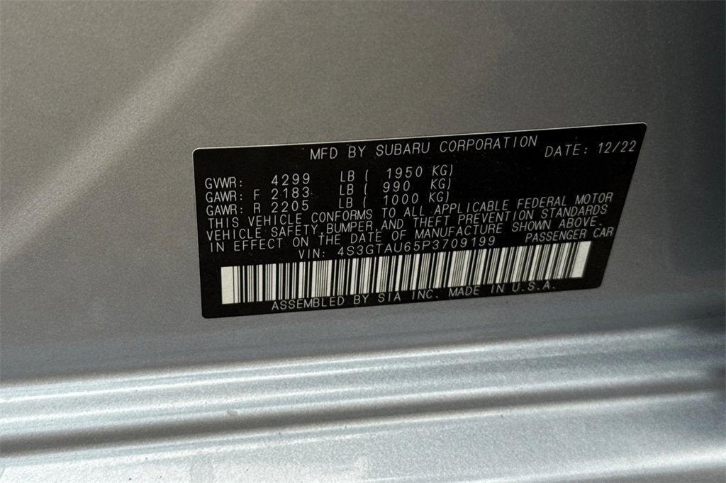 2023 Subaru Impreza Limited